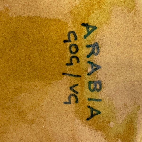 大皿 ARABIA ブラウン Brown Fructus 状態：AA アラビア 北欧 ヴィンテージ フィンランド Finland
