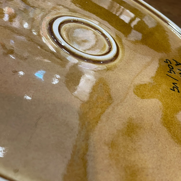 大皿 ARABIA ブラウン Brown Fructus 状態：AA アラビア 北欧 ヴィンテージ フィンランド Finland