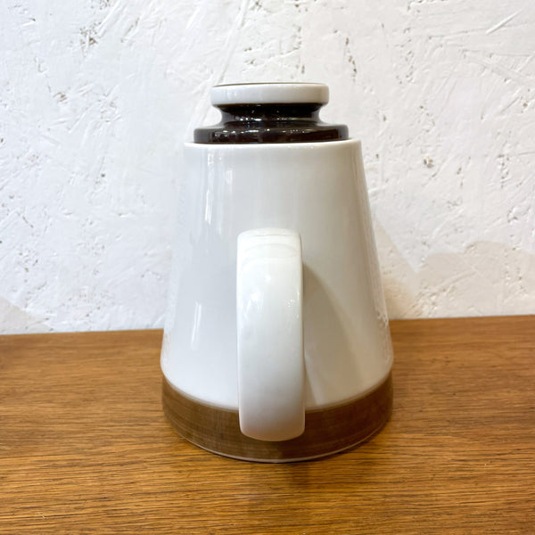 コーヒーポット ホワイト ブラウン White Brown Rorstland ロールストランド FORMA Olle Alberius 北欧 ヴィンテージ スウェーデン Sweden