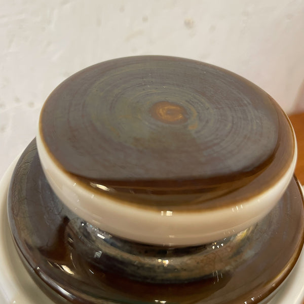 コーヒーポット ホワイト ブラウン White Brown Rorstland ロールストランド FORMA Olle Alberius 北欧 ヴィンテージ スウェーデン Sweden