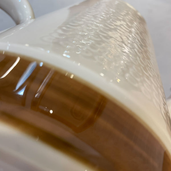 コーヒーポット ホワイト ブラウン White Brown Rorstland ロールストランド FORMA Olle Alberius 北欧 ヴィンテージ スウェーデン Sweden