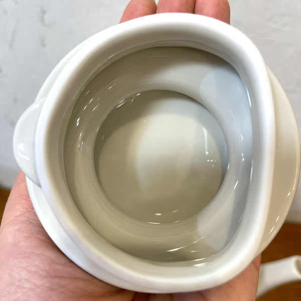 コーヒーポット ホワイト ブラウン White Brown Rorstland ロールストランド FORMA Olle Alberius 北欧 ヴィンテージ スウェーデン Sweden