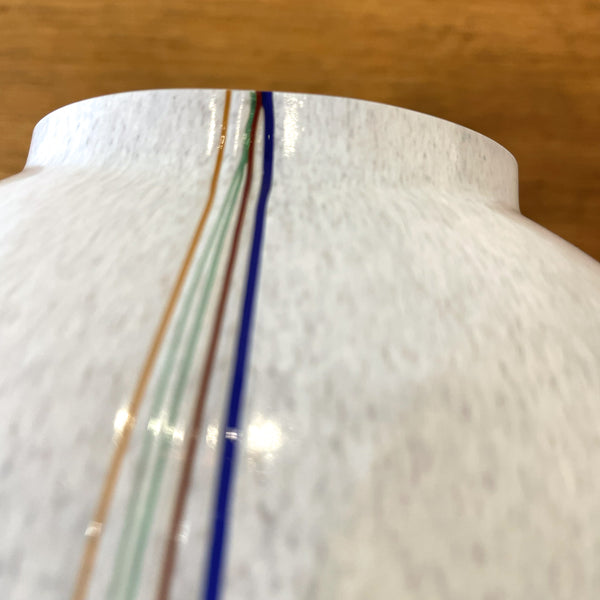 フラワーベース 花瓶 ガラス ホワイト White コスタボダ KOSTABODA Bertil Valien 北欧 ヴィンテージ スウェーデン Sweden
