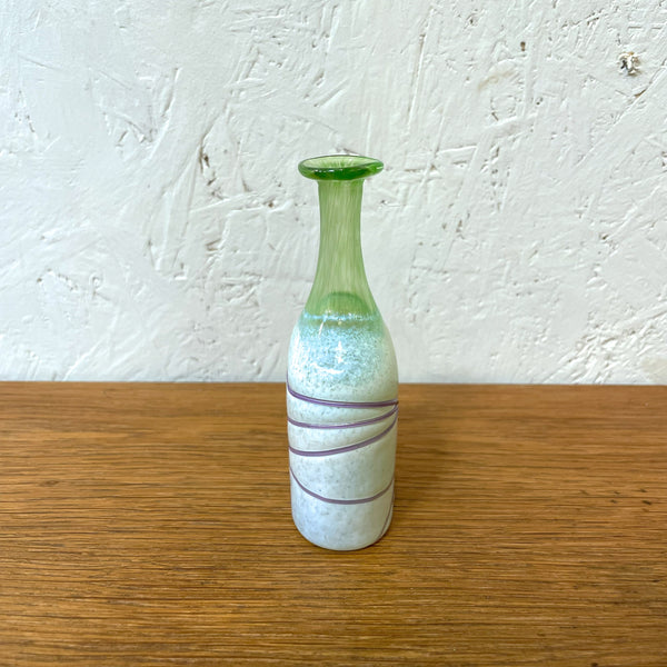 一輪挿し フラワーベース 花瓶 ガラス ブルー グリーン Blue Green コスタボダ KOSTABODA Bertil Valien 北欧 ヴィンテージ スウェーデン Sweden