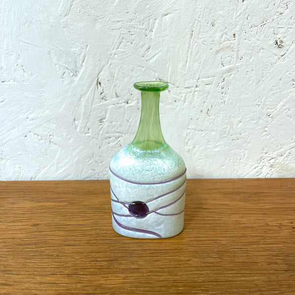 一輪挿し フラワーベース 花瓶 ガラス ブルー グリーン Blue Green コスタボダ KOSTABODA Bertil Valien 北欧 ヴィンテージ スウェーデン Sweden