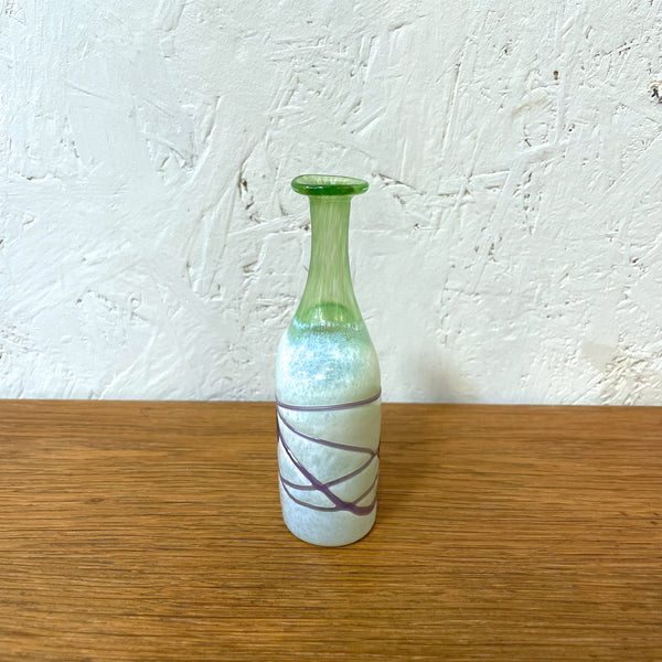 一輪挿し フラワーベース 花瓶 ガラス ブルー グリーン Blue Green コスタボダ KOSTABODA Bertil Valien 北欧 ヴィンテージ スウェーデン Sweden