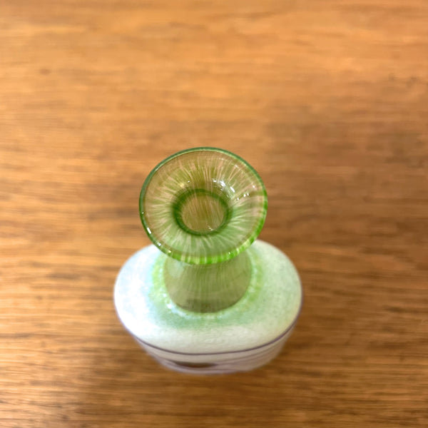 一輪挿し フラワーベース 花瓶 ガラス ブルー グリーン Blue Green コスタボダ KOSTABODA Bertil Valien 北欧 ヴィンテージ スウェーデン Sweden