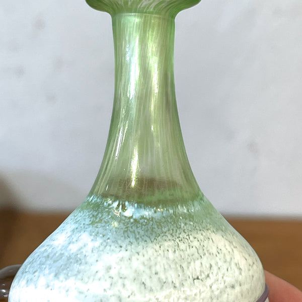 一輪挿し フラワーベース 花瓶 ガラス ブルー グリーン Blue Green コスタボダ KOSTABODA Bertil Valien 北欧 ヴィンテージ スウェーデン Sweden