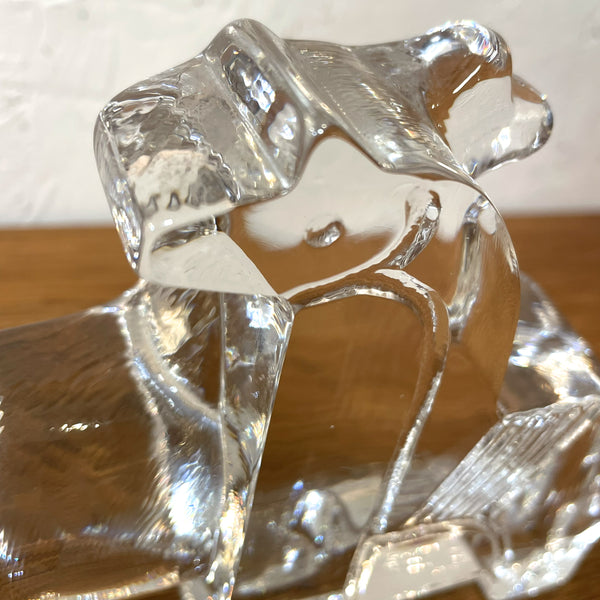 フィギュア 天馬 ガラス クリア Clear ボダ BODA Bertil Valien ZOOシリーズ 北欧 ヴィンテージ スウェーデン Sweden