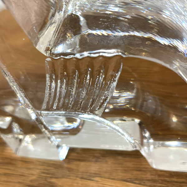 フィギュア 天馬 ガラス クリア Clear ボダ BODA Bertil Valien ZOOシリーズ 北欧 ヴィンテージ スウェーデン Sweden