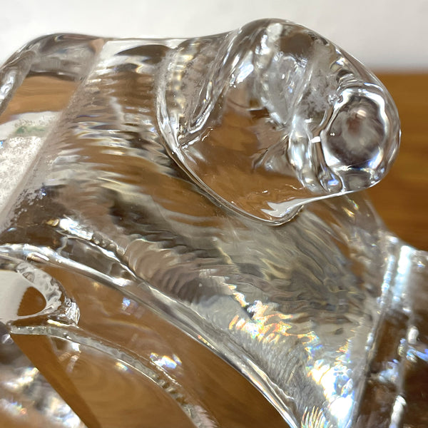 フィギュア 天馬 ガラス クリア Clear ボダ BODA Bertil Valien ZOOシリーズ 北欧 ヴィンテージ スウェーデン Sweden