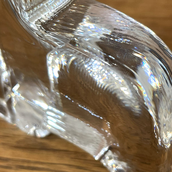フィギュア 天馬 ガラス クリア Clear ボダ BODA Bertil Valien ZOOシリーズ 北欧 ヴィンテージ スウェーデン Sweden