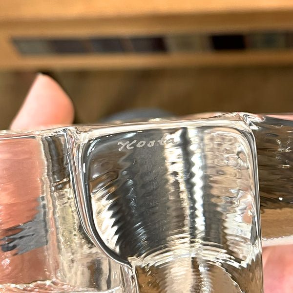 フィギュア 天馬 ガラス クリア Clear ボダ BODA Bertil Valien ZOOシリーズ 北欧 ヴィンテージ スウェーデン Sweden