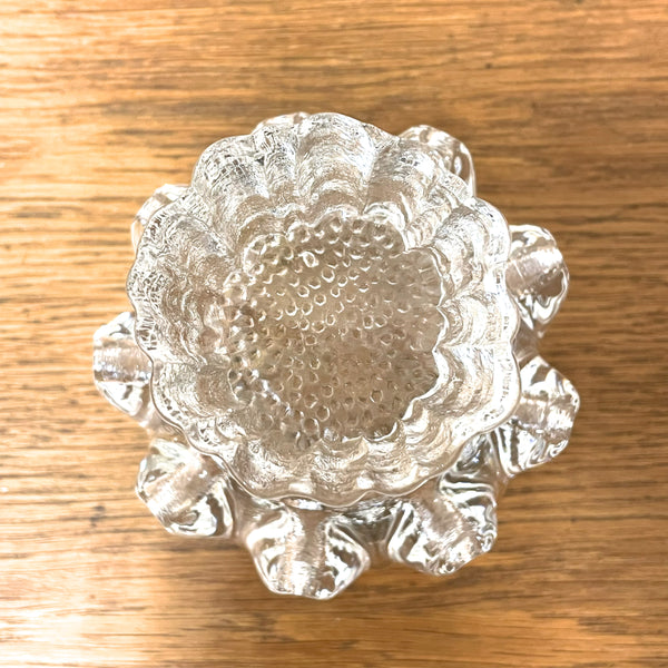 キャンドルホルダー ガラス クリア Clear Sunflower サンフラワー コスタボダ KOSTABODA Goran Warff 北欧 ヴィンテージ スウェーデン Sweden