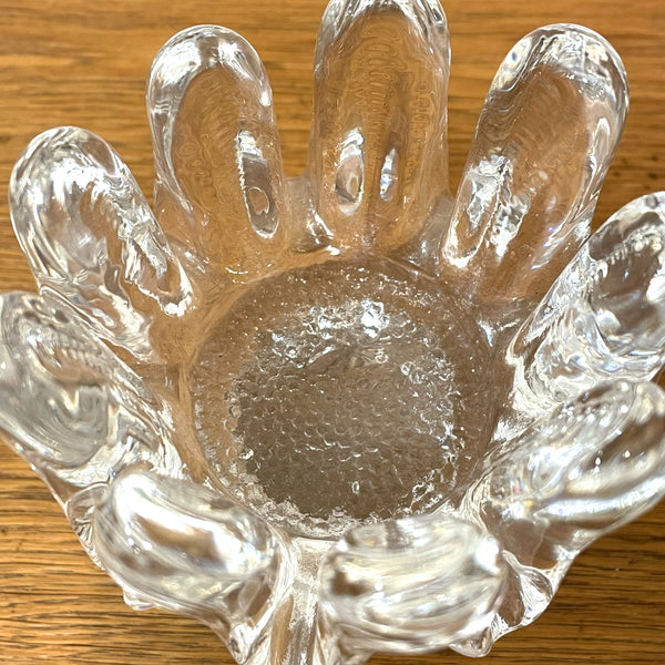 キャンドルホルダー ガラス クリア Clear Sunflower サンフラワー コスタボダ KOSTABODA Goran Warff 北欧 ヴィンテージ スウェーデン Sweden