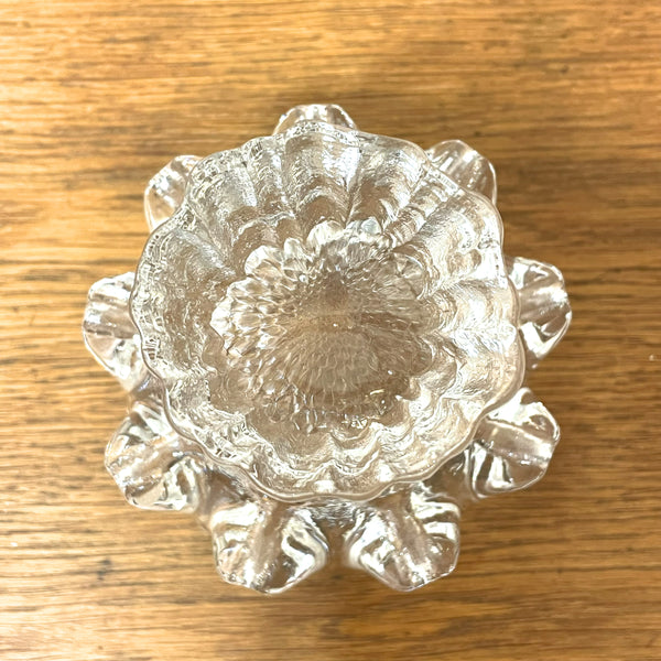 キャンドルホルダー ガラス クリア Clear Sunflower サンフラワー コスタボダ KOSTABODA Goran Warff 北欧 ヴィンテージ スウェーデン Sweden