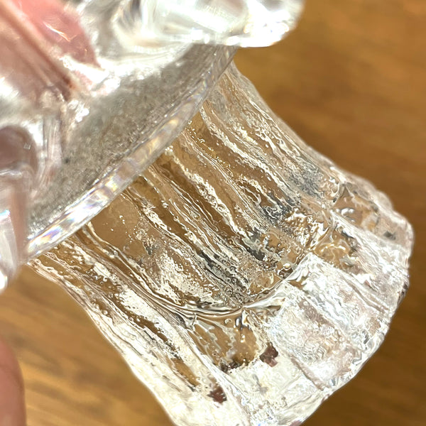 キャンドルホルダー ガラス クリア Clear Sunflower サンフラワー コスタボダ KOSTABODA Goran Warff 北欧 ヴィンテージ スウェーデン Sweden