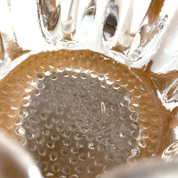 キャンドルホルダー ガラス クリア Clear Sunflower サンフラワー コスタボダ KOSTABODA Goran Warff 北欧 ヴィンテージ スウェーデン Sweden