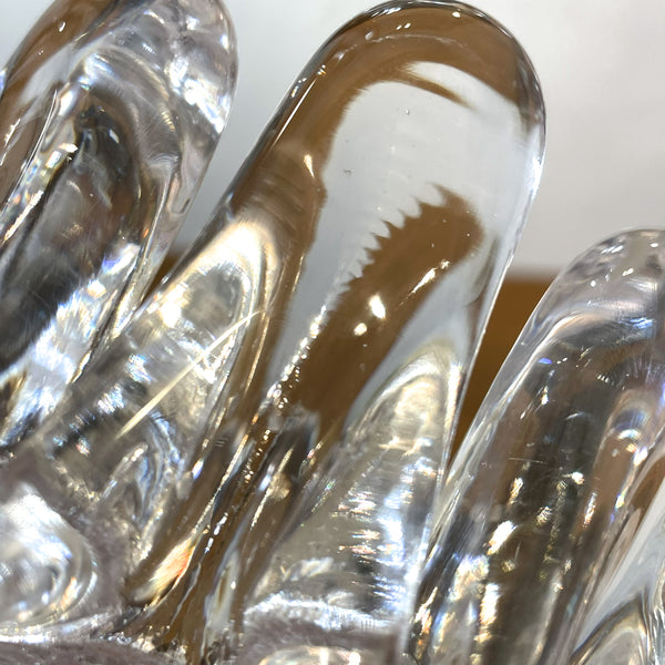 キャンドルホルダー ガラス クリア Clear Sunflower サンフラワー コスタボダ KOSTABODA Goran Warff 北欧 ヴィンテージ スウェーデン Sweden