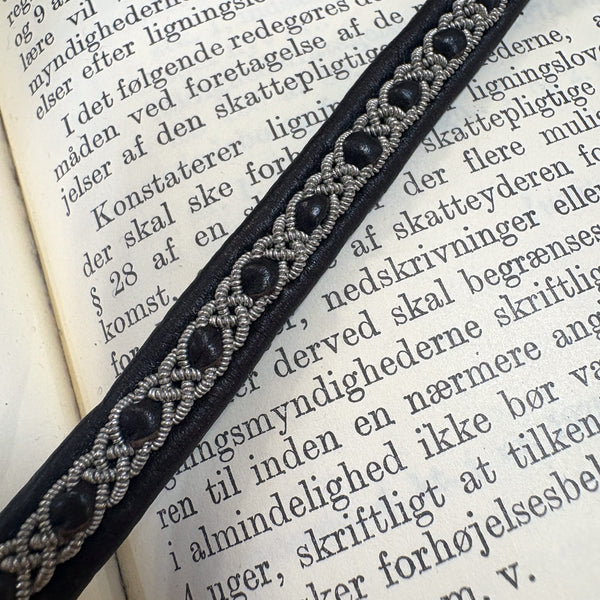 サーミ ブレスレットSINO 黒 black ハンドメイド 北欧 スウェーデン アクセサリー SAMI Sweden