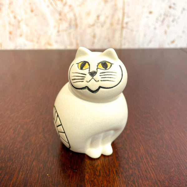 リサ ラーソン 復刻版 フィギュア キャットミア ホワイト White ミニ  Lisa Larson gustavsberg Sweden グスタフスベリ スウェーデン
