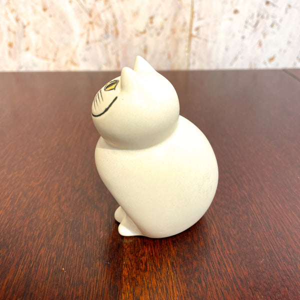 リサ ラーソン 復刻版 フィギュア キャットミア ホワイト White ミニ  Lisa Larson gustavsberg Sweden グスタフスベリ スウェーデン