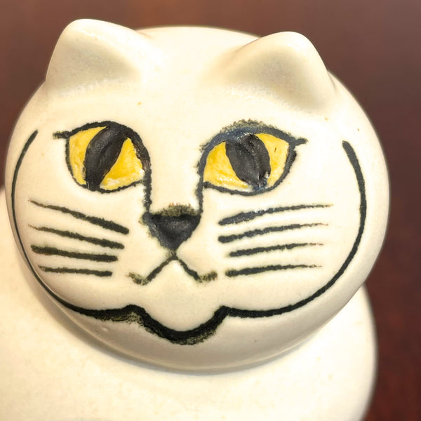 リサ ラーソン 復刻版 フィギュア キャットミア ホワイト White ミニ  Lisa Larson gustavsberg Sweden グスタフスベリ スウェーデン