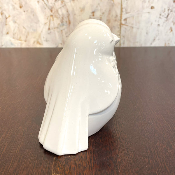 フィギュア DECO Rosa Ljung ホワイト White 鳥 寄り添い合う2羽の鳥  北欧 ヴィンテージ スウェーデン Sweden