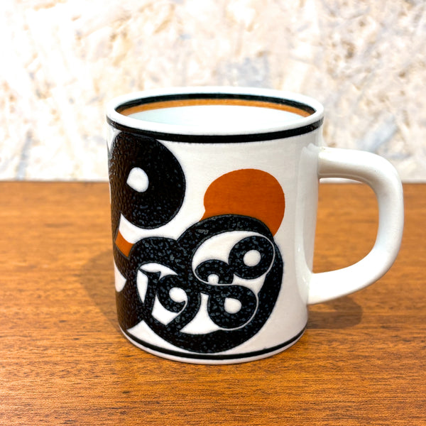 ロイヤルコペンハーゲン イヤーマグ コーヒーマグ Sサイズ 1980年 北欧 ヴィンテージ デンマーク Royal copenhagen Anne Marie Trolle
