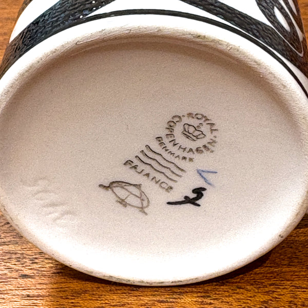 ロイヤルコペンハーゲン イヤーマグ コーヒーマグ Sサイズ 1980年 北欧 ヴィンテージ デンマーク Royal copenhagen Anne Marie Trolle