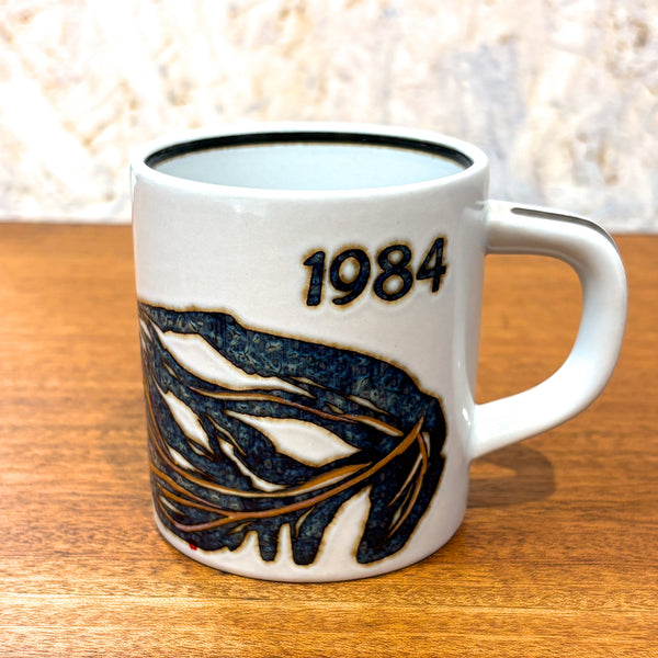 ロイヤルコペンハーゲン イヤーマグ コーヒーマグ Sサイズ 1984年 北欧 ヴィンテージ デンマーク Royal copenhagen Ivan Weiss