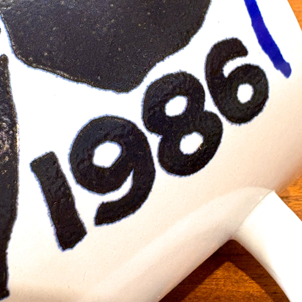 ロイヤルコペンハーゲン イヤーマグ ビアマグ 1986年 北欧 ヴィンテージ デンマーク Royal copenhagen Inge Lise Koford