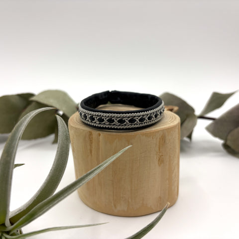 サーミ ブレスレット Dagmar Black 黒 ハンドメイド 北欧 スウェーデン アクセサリー SAMI Sweden