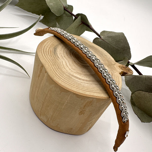 サーミ ブレスレット Adele キャメル ハンドメイド 北欧 スウェーデン アクセサリー SAMI Sweden