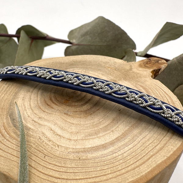 サーミ ブレスレット Svea Blue 青 ハンドメイド 北欧 スウェーデン アクセサリー SAMI Sweden