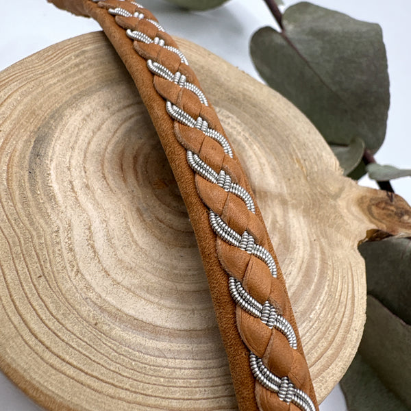 サーミ ブレスレット Alex キャメル ハンドメイド 北欧 スウェーデン アクセサリー SAMI Sweden