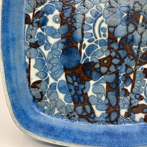 ロイヤルコペンハーゲン プレート バッカ 北欧 ヴィンテージ   BACA 青の森  デンマーク Johanne Gerber Royal copenhagen