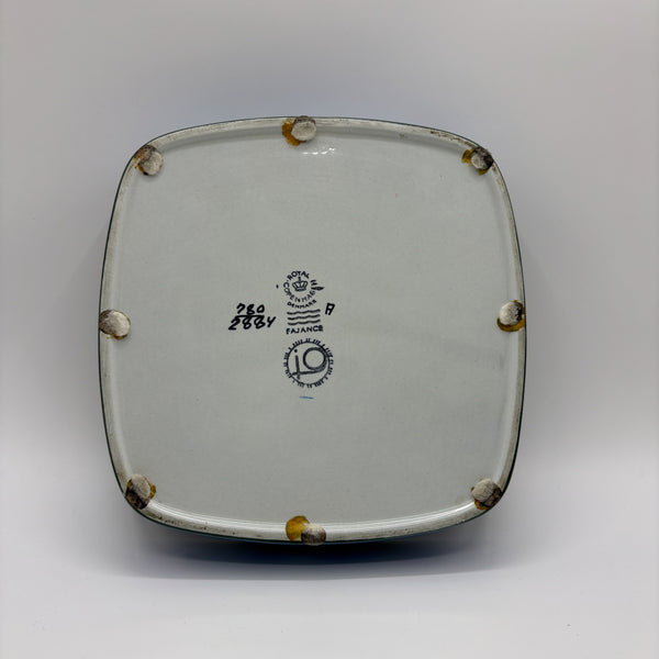ロイヤルコペンハーゲン プレート バッカ 北欧 ヴィンテージ   BACA 青の森  デンマーク Johanne Gerber Royal copenhagen