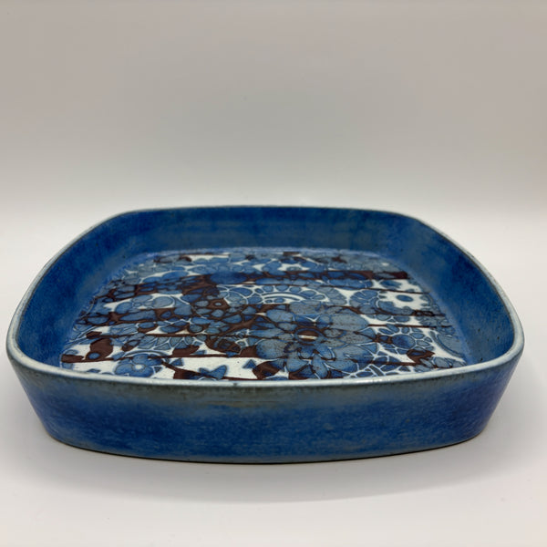 ロイヤルコペンハーゲン プレート バッカ 北欧 ヴィンテージ   BACA 青の森  デンマーク Johanne Gerber Royal copenhagen