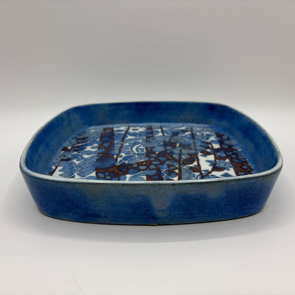 ロイヤルコペンハーゲン プレート バッカ 北欧 ヴィンテージ   BACA 青の森  デンマーク Johanne Gerber Royal copenhagen