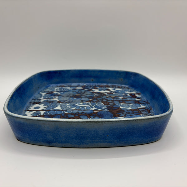 ロイヤルコペンハーゲン プレート バッカ 北欧 ヴィンテージ   BACA 青の森  デンマーク Johanne Gerber Royal copenhagen