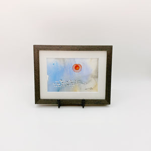 北欧 アート スウェーデン アーティスト 原画 ハイジランゲ 水彩画 ヘラジカ Heidi Lange  Sweden 【送料 額送A】