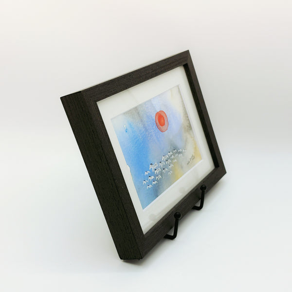北欧 アート スウェーデン アーティスト 原画 ハイジランゲ 水彩画 ヘラジカ Heidi Lange  Sweden 【送料 額送A】