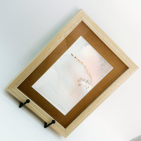 北欧 アート スウェーデン アーティスト 原画 ハイジランゲ 水彩画 ヘラジカ Heidi Lange  Sweden 【送料 額送A】