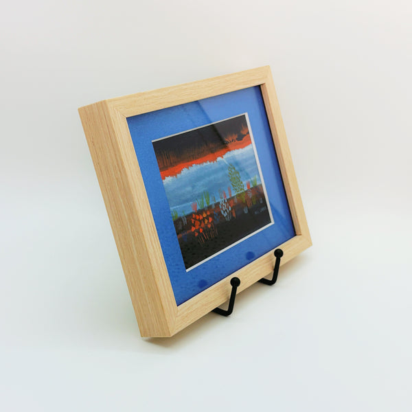 北欧 アート スウェーデン アーティスト 原画 ハイジランゲ 水彩画 ヘラジカ Heidi Lange  Sweden 【送料 額送A】