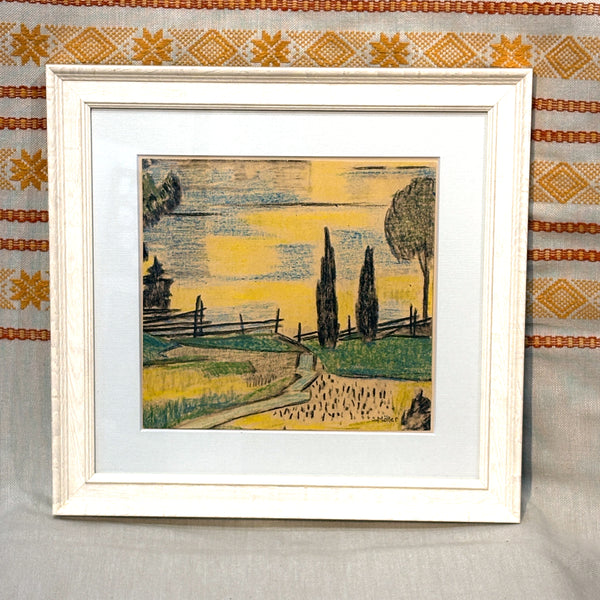 スウェーデン 原画 風景画 アート シグルドモラー Sigurd Moller Sweden 壁掛け 絵画 【額送A】