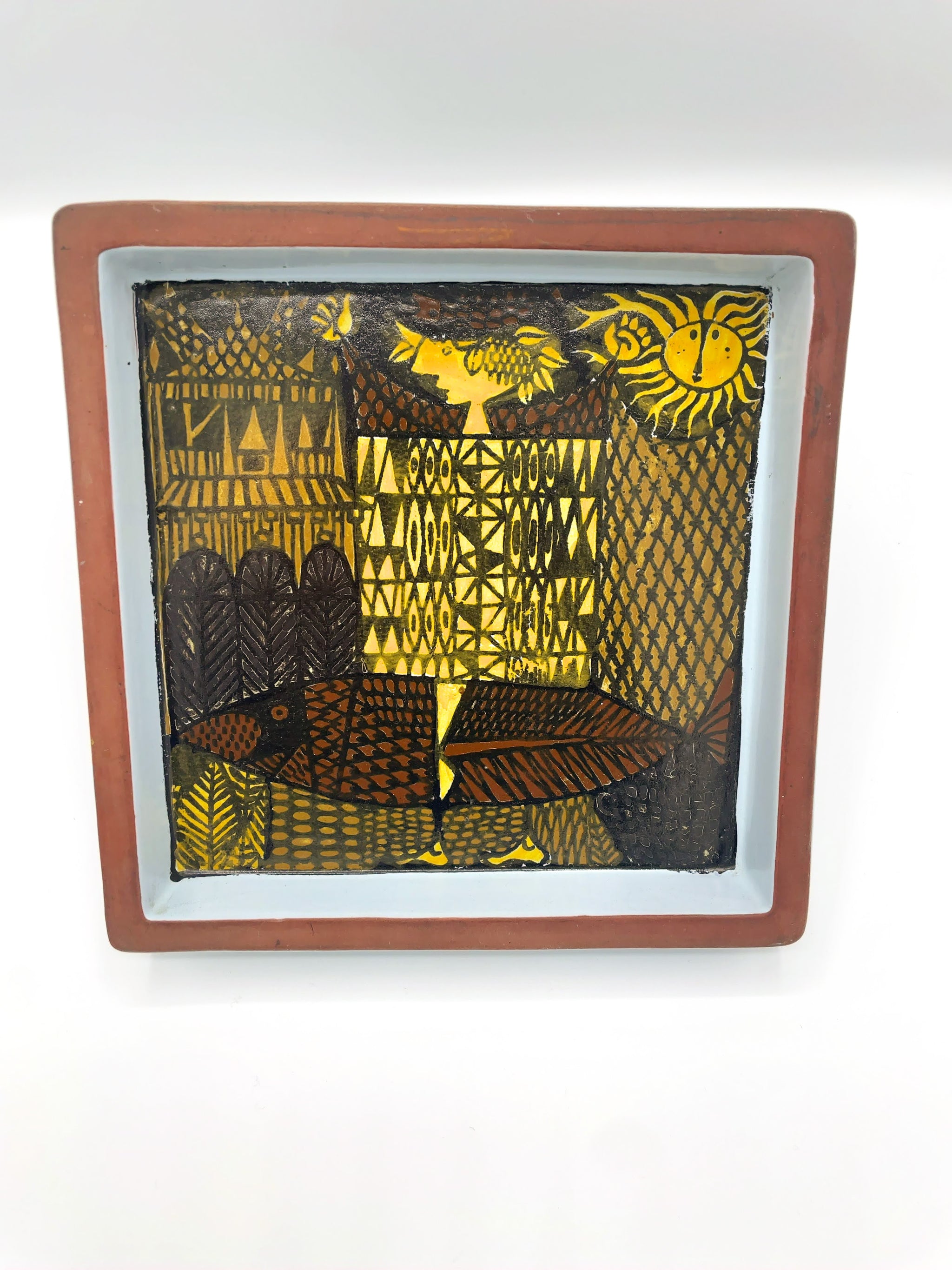 北欧 ヴィンテージ スティグ・リンドベリ プレート グスタフスベリ