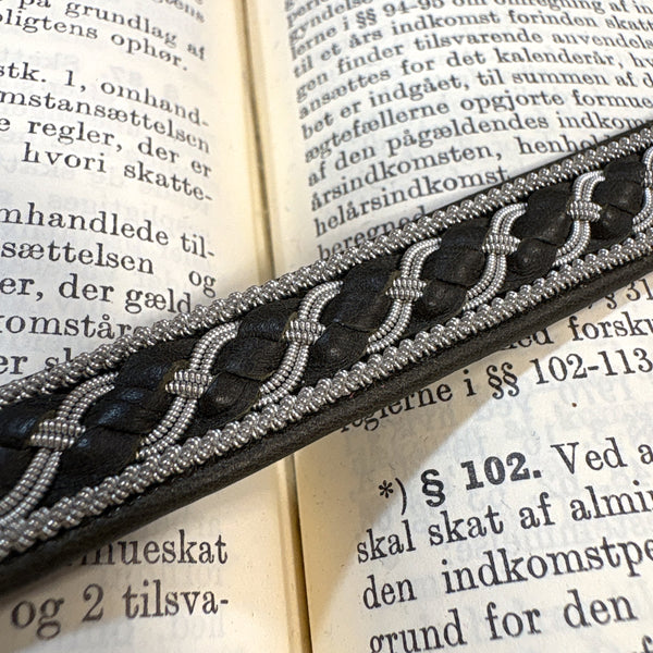 サーミ ブレスレット Harry KEBNE Black 黒 ハンドメイド 北欧 スウェーデン アクセサリー SAMI Sweden