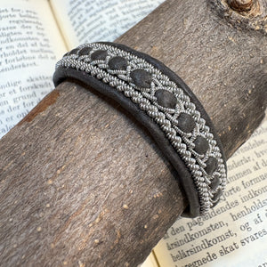サーミ ブレスレット GLANTA Black 黒 ハンドメイド 北欧 スウェーデン アクセサリー SAMI Sweden