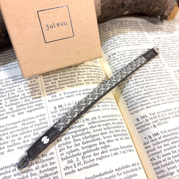 サーミ ブレスレット KUST gray グレー ハンドメイド 北欧 スウェーデン アクセサリー SAMI Sweden